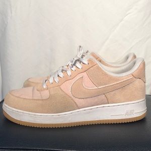 suede pink nike air force 1